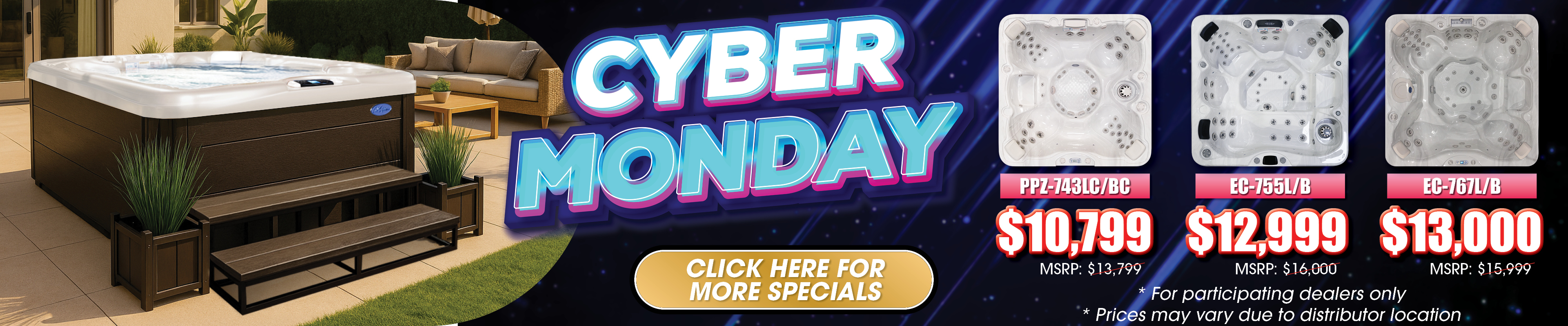 Calspas hot tub being used in a family setting - Jarvisburg